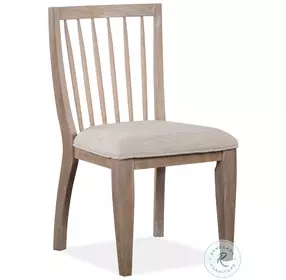 Ainsley Cerused Khaki Side Chair Set Of 2