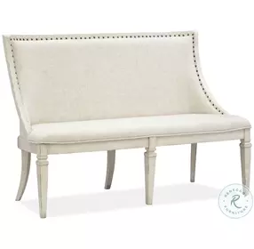 Seabrook Alabaster Upholstered Bench