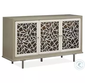 Lenox Warm Silver and Acadia White Server