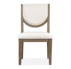 Westbourne White Upholstered Side Chair Set of 2