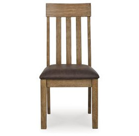 Vallister Light Brown Upholstered Dining Chair