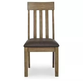 Broxtyn Light Brown Upholstered Dining Chair