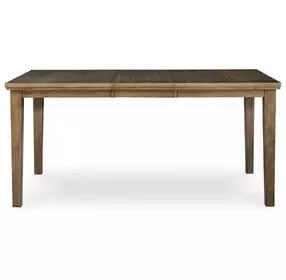Broxtyn Light Brown 78" Extendable Rectangular Counter Height Dining Table