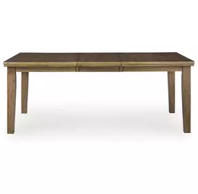 Broxtyn Light Brown 78" Extendable Rectangular Dining Table