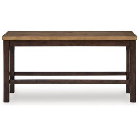 Sharlander Dark Brown 48" Counter Height Dining Bench