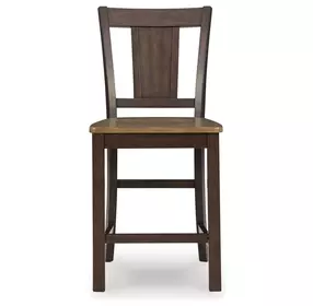 Sharlander Dark Brown Bar Stool Set of 2