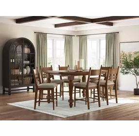 Chadworth Brown Counter Height Dining Room Set