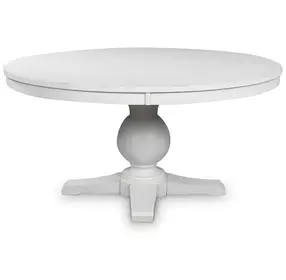 Chadworth White 60" Round Dining Table