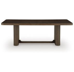 Brillynd Burnished Brown 84" Rectangular Dining Table