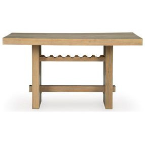 Drovlayne Light Brown 66" Rectangular Counter Height Dining Table