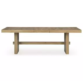 Drovlayne Light Brown 90" Extendable Rectangular Dining Table