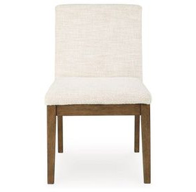 Marxmore Beige Upholstered Dining Side Chair Set of 2