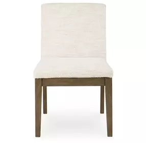 Marxmore Beige Upholstered Dining Side Chair Set of 2