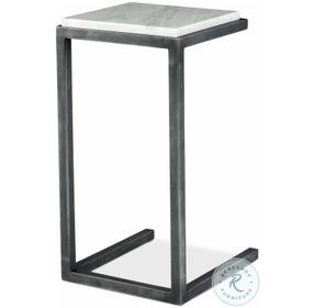 Complements White And Zinc Plated Steel Outdoor Drinks Table