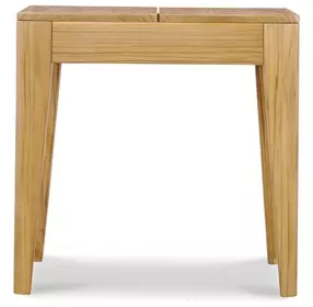 Outdoor Complements Brown Square Drift Side Table