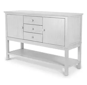 Geneva Distressed White 2 Door Credenza