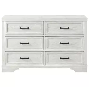 Foundry White Dove 6 Drawer Dresser