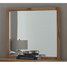 Nordhaven Clear Maple Rectangular Dresser Landscape Mirror