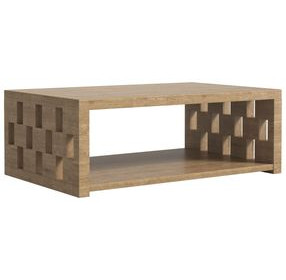 Verge Brown Rectangular Cocktail Table