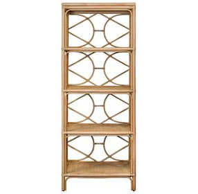 Danielle Brown Etagere with 4 Shelves