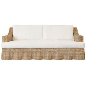 Daphne White 86" Sofa