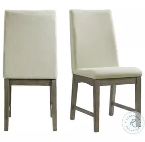 Simms Dapper Gray Side Chair Set Of 2
