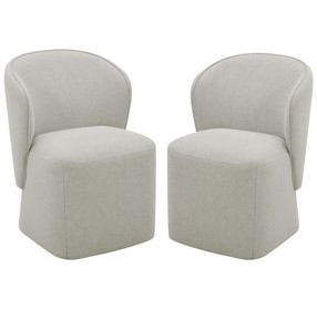 Bongo Quartermaster Linen Dining Chair Set of 2