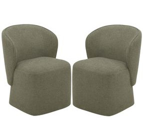 Bongo Quartermaster Sage Dining Chair Set of 2
