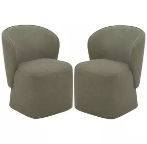 Bongo Quartermaster Sage Dining Chair Set of 2