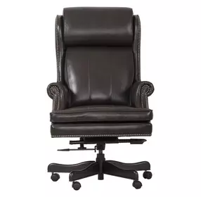 DC-105-PBR Black and Brown Wipe Desk Chair