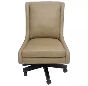 DC-131 Lotus Cream Leather Desk Chair