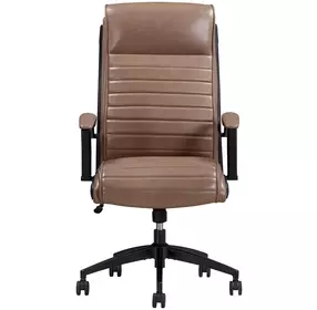 DC-370 Smooth Latte Leather Desk Chair