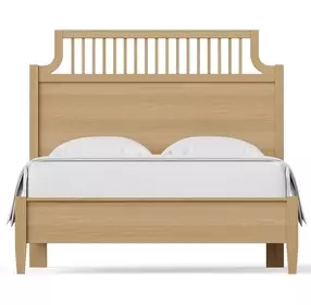 Pure Maple Natural Queen Garden Panel Bed