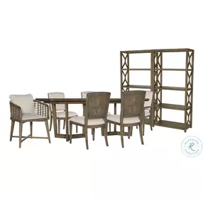 Sundance Rich Dynamic Brown 118" Rectangular Extendable Dining Room Set