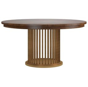 Boulevard Brown 60" Round Dining Table