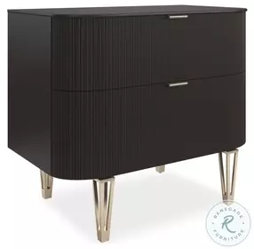 True Love Dark Chocolate 2 Drawer 32" Nightstand