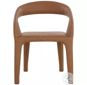 Avenlee Milliken Cognac Arm Chair