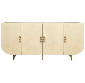 Deluca Beige 4 Door Buffet