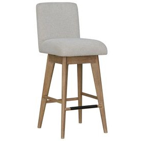 Escape Neutral Swivel Bar Stool