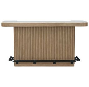 Escape Glazed Natural Oak 78" Bar