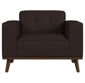 Fate Pebble Brown Upholstered Chair