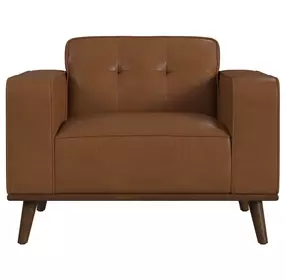 Fate Pebble Tan Upholstered Chair