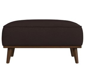 Fate Pebble Brown Upholstered RecPebble Tangular Ottoman