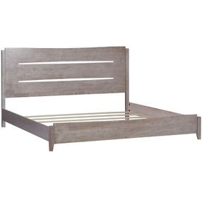 Zest Brown King Panel Bed