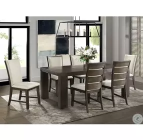 Jasper Dark Walnut Extendable Rectangular Dining Room Set