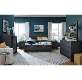 Brighton Vale Black Heron Storage Panel Bedroom Set