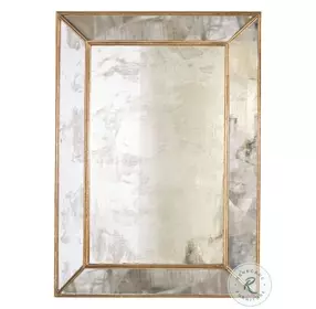 Dion Antique And Gold Leaf Rectangular Mirror