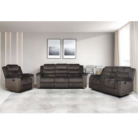 Willow Brown Living Room Set with Dual Recliner