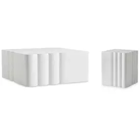 Monterosso Natural Stonecast Outdoor Occasional Table Set