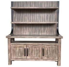 Lodge Siltstone 66" Dining Buffet with Hutch